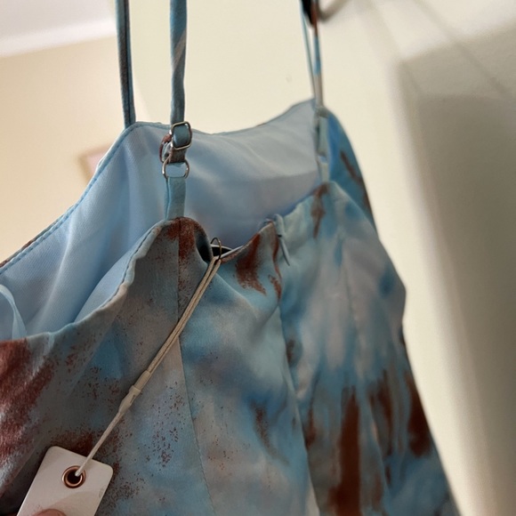 NWT BOUTIQUE SATIN MINI DRESS - Picture 2 of 4